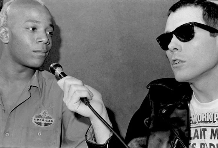 Interviewing Basquiat for his “TV Party”