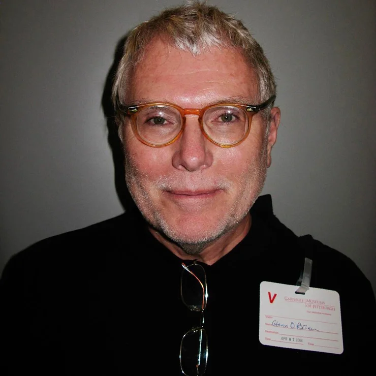Wearing Warhol’s glasses in 2008. Photo, Todd Eberle