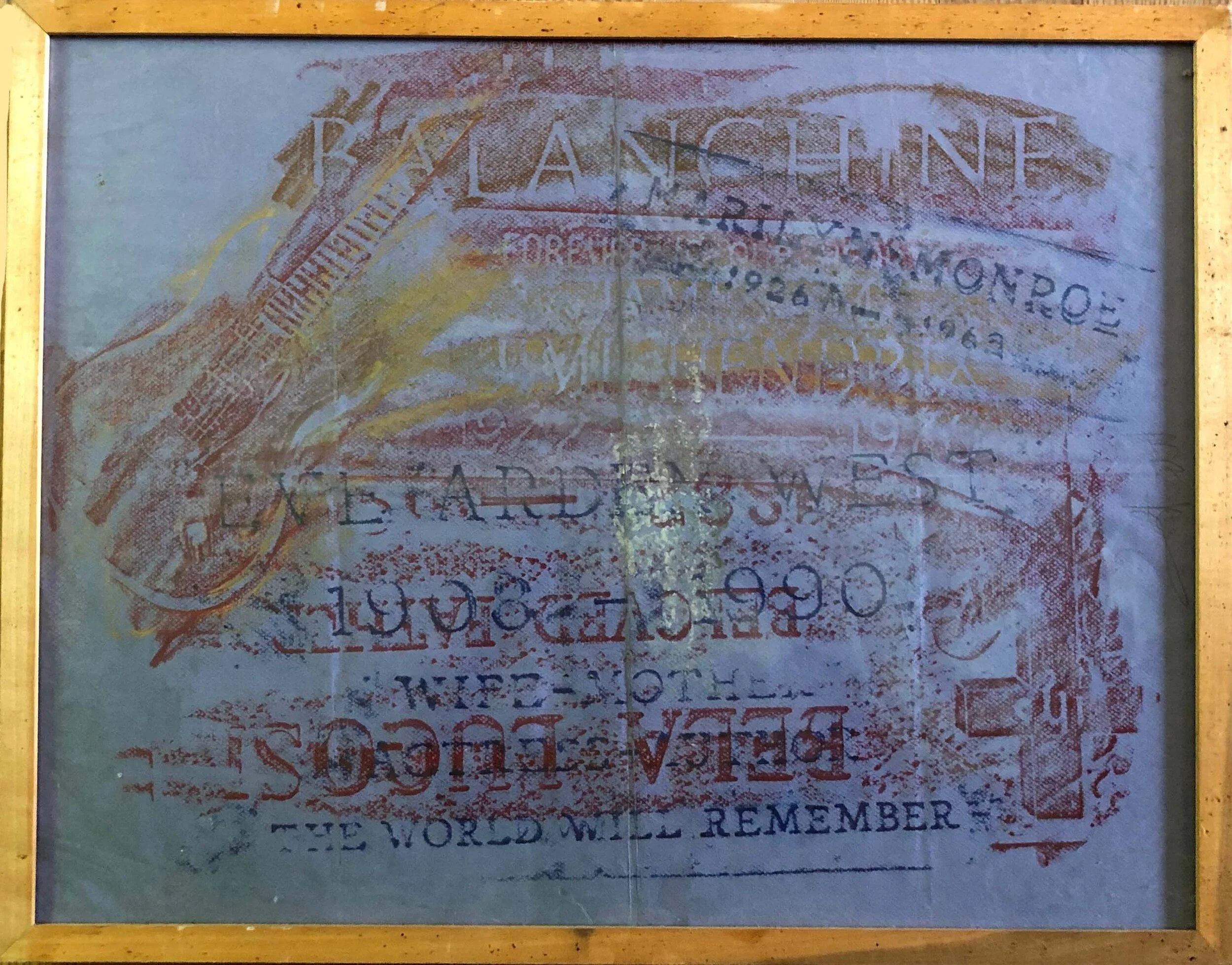 SCOTT COVERT, GRAVE RUBBING, 2007