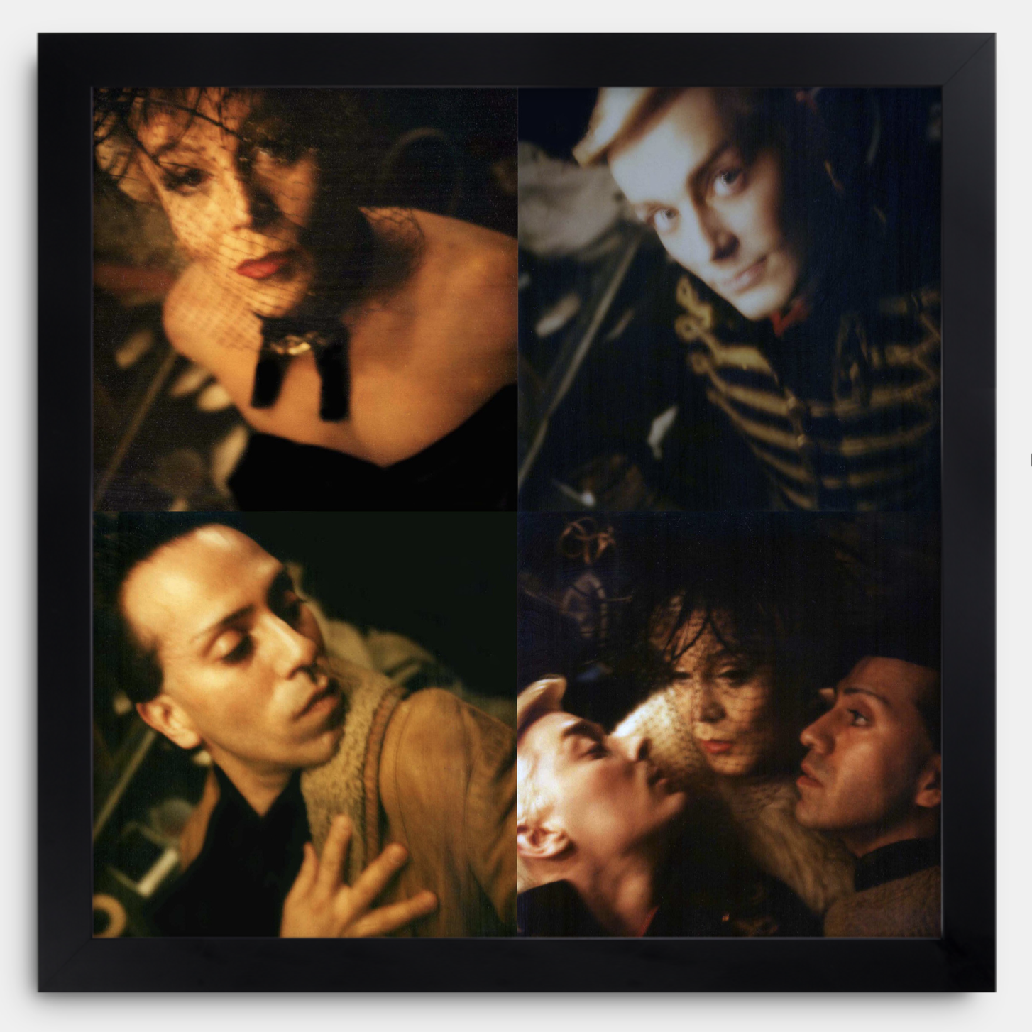 THE PYRAMID, 80s, 2021 Polaroid collage