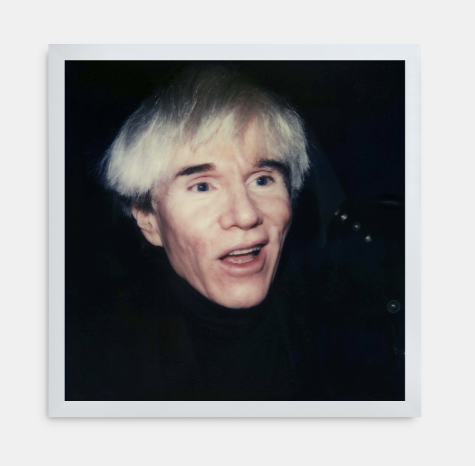 ANDY WARHOL (In the Limelight) 80s Polaroid, 2021