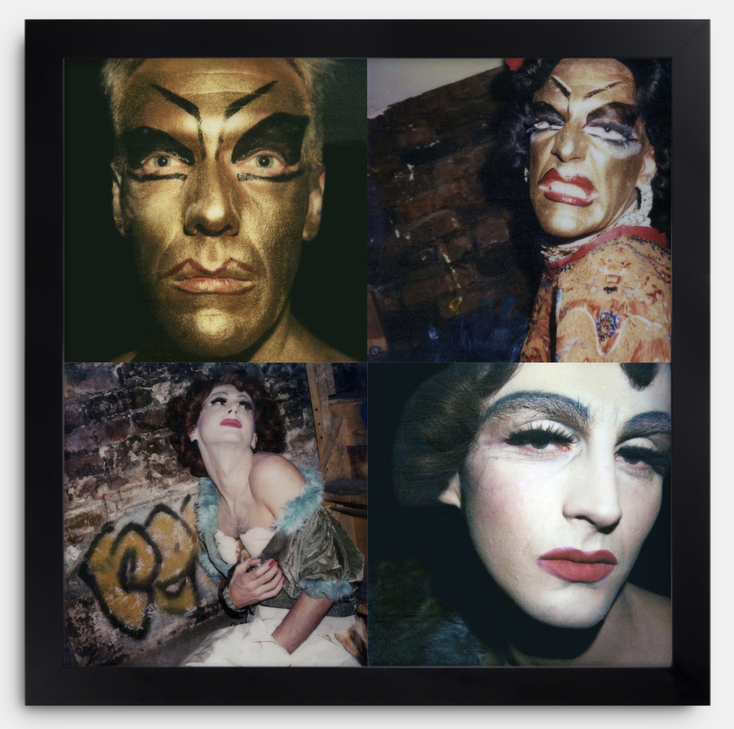 DRAG LEGENDS, 80s Polaroid collage, 2021