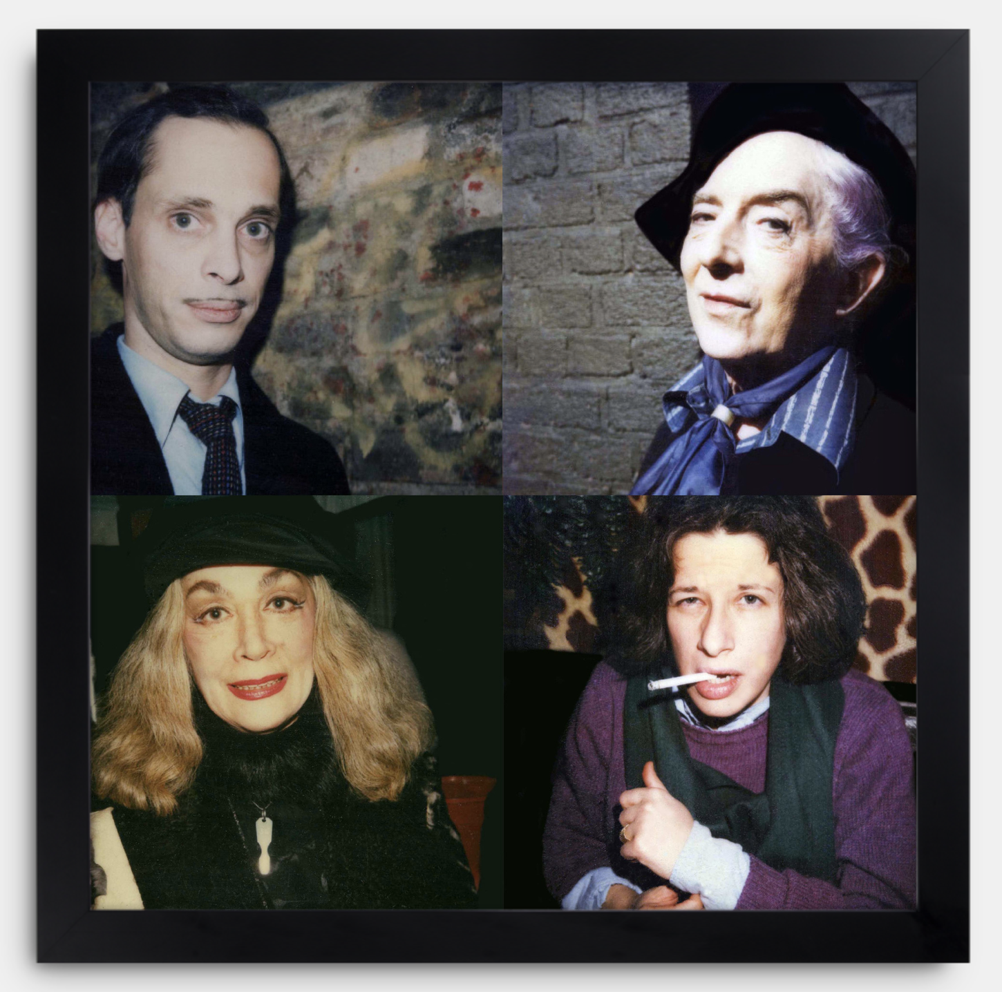 DOWNTOWN ICONS, 80s Polaroid collage, 2021
