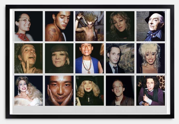 SUPERSTARS, 80s Polaroid collage, 2021
