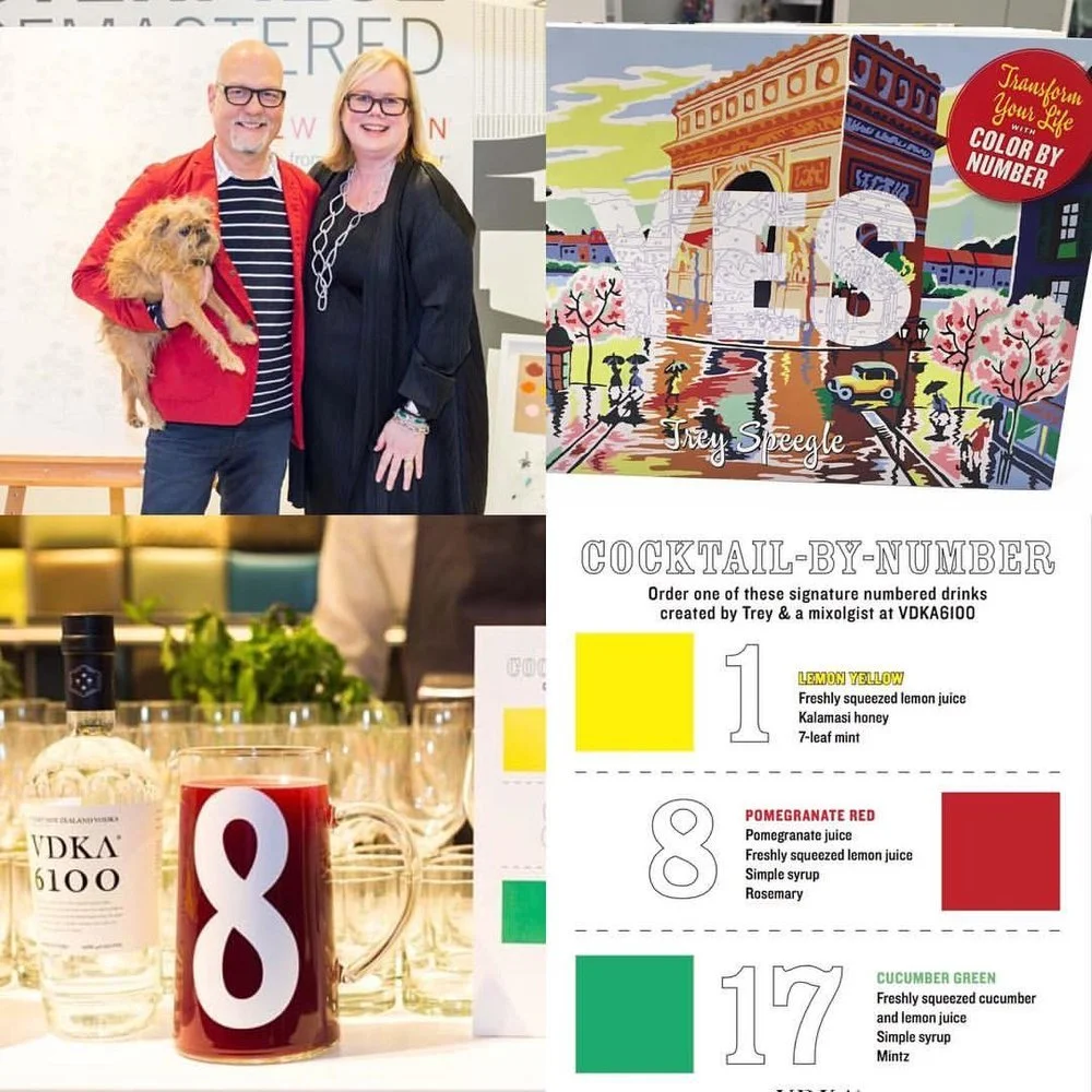 With Sandra Hansel at my Yes! Transform Your Life with Color By Number book signing at Design Within Reach in Mahattan, Nov. 2016 