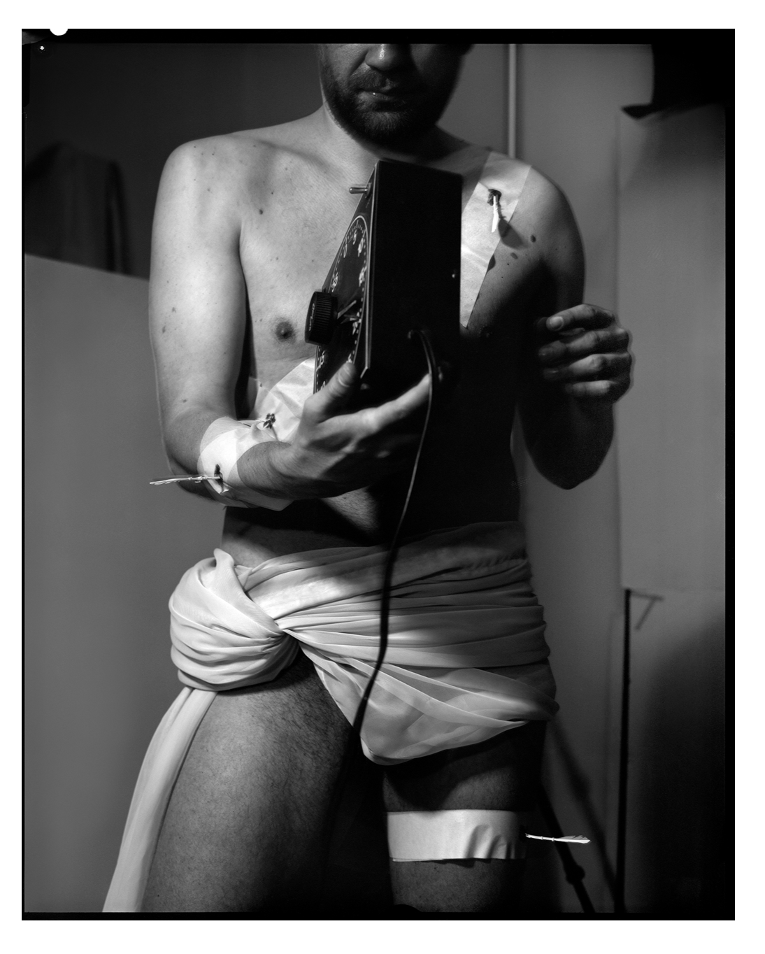 Ian Lewandowski Studio Portrait No. 132 (St. Sebastian), 2025