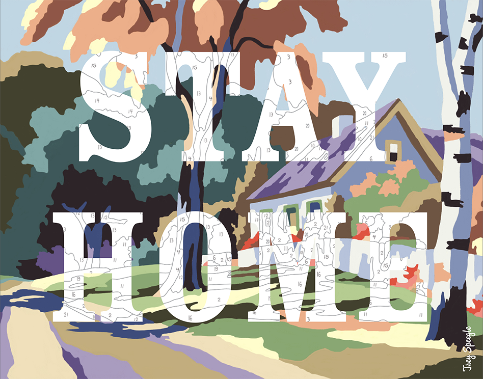Stay Home print