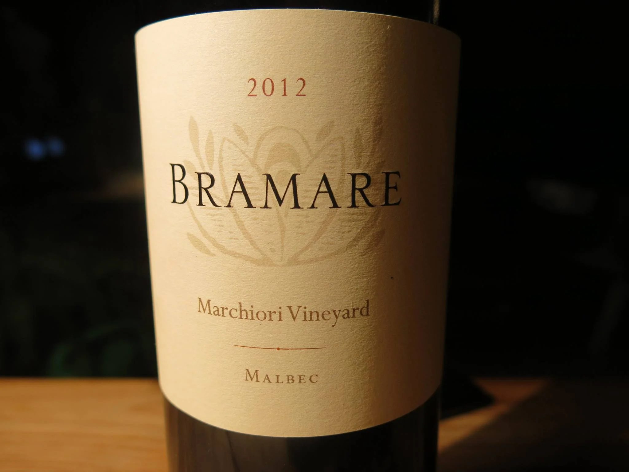 Viña Cobos Bramare Marchiori Vineyard Malbec 2012. What can I say?