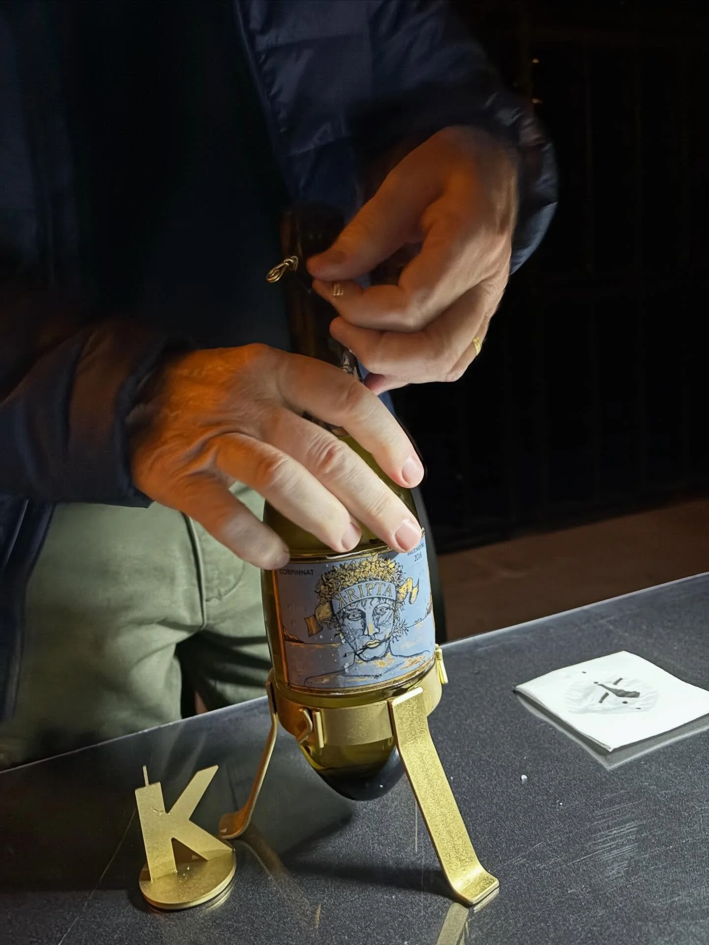 Cava. We love going into the depths of a Cava cellar and tasting a 9 year old reserva with the second generation winery owner. @cava @corpinnatsw @spanishwine @winetravel