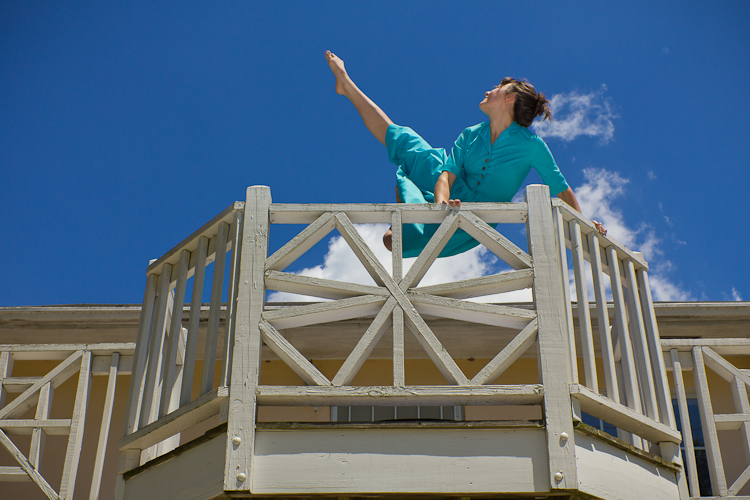   playing on the porch. photo: Karley Sullivan  