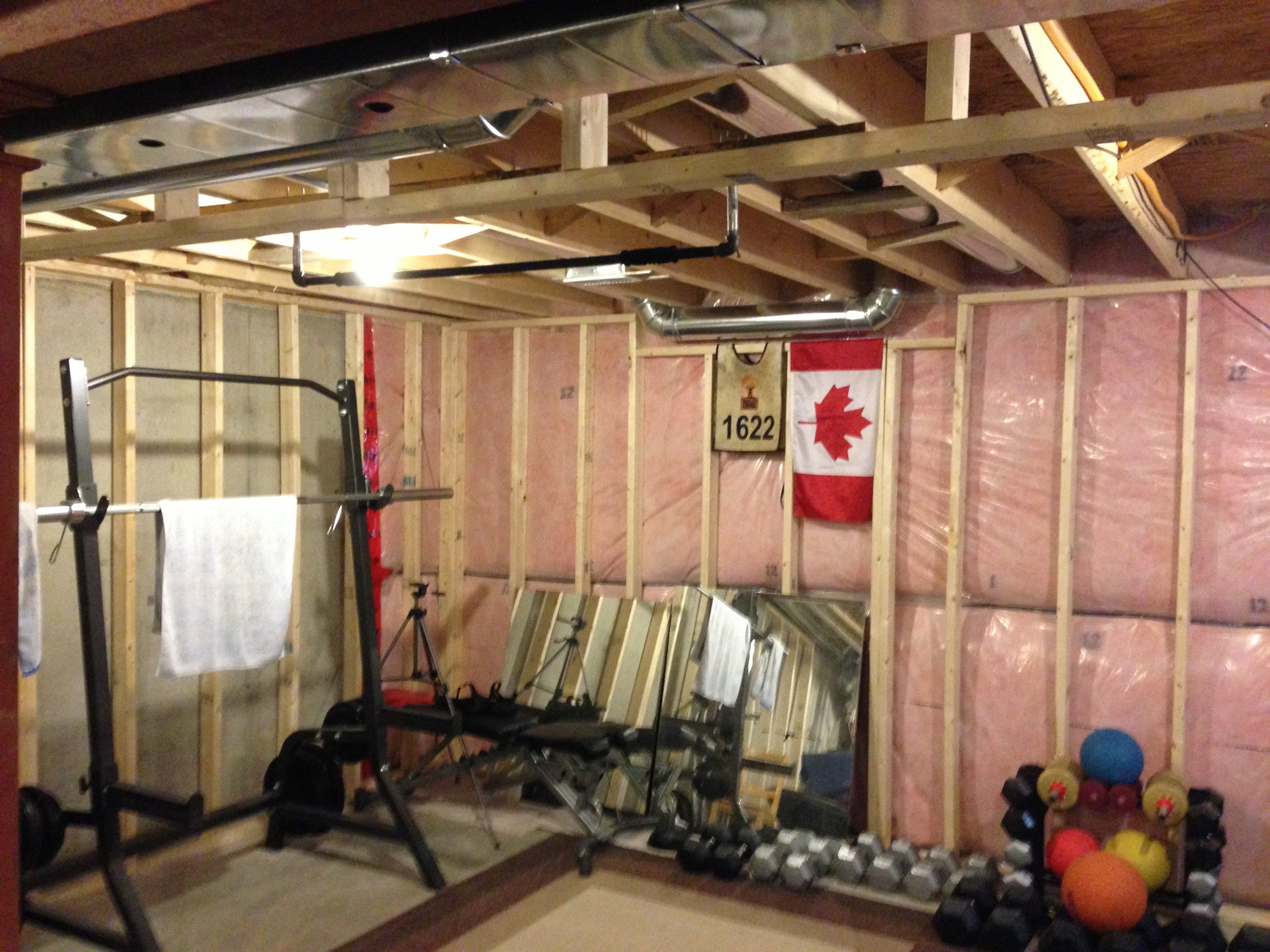 Framing started during the Summer of 2013. Almost completed here.