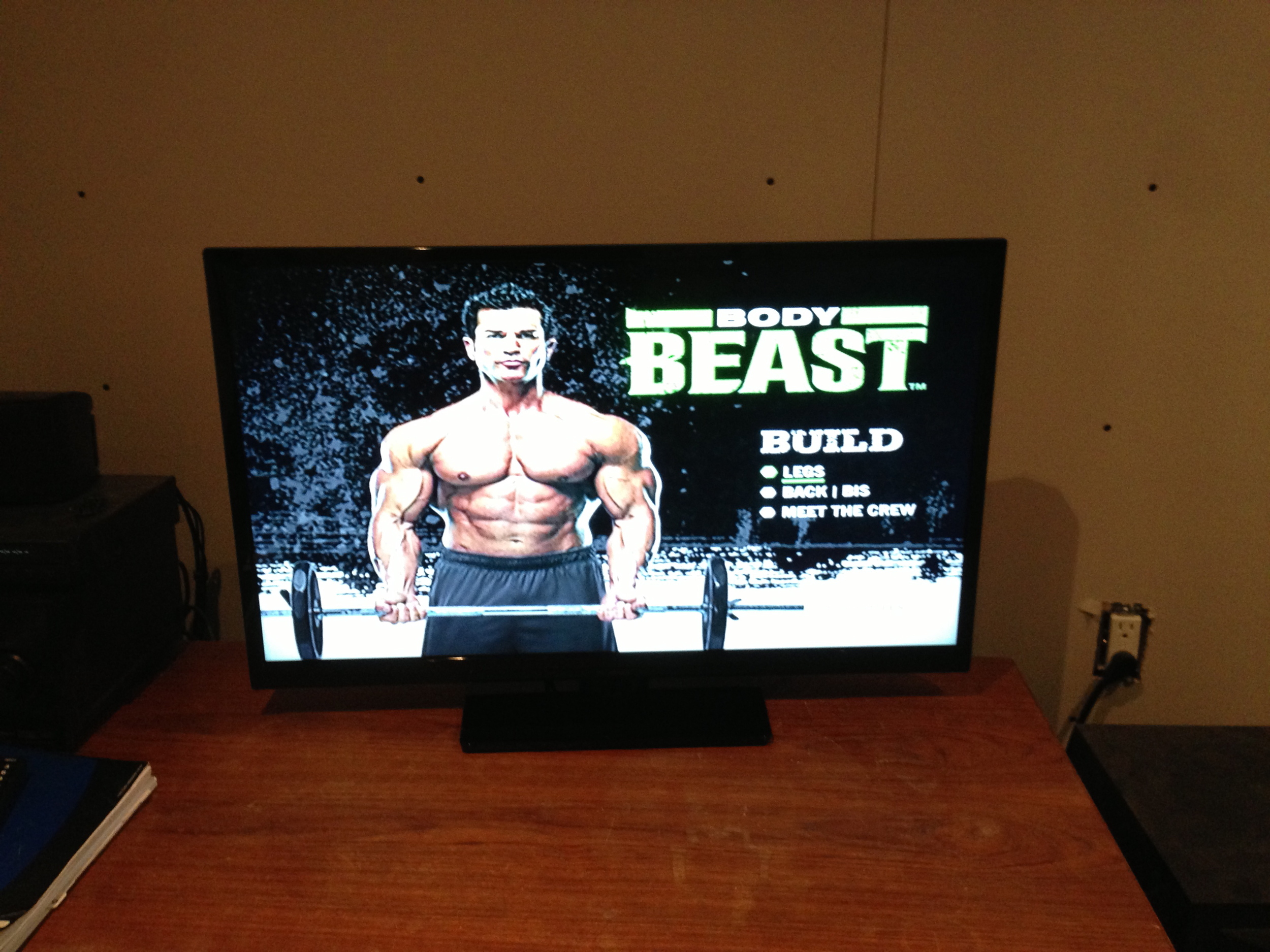 Purchased and set up a new 30" flat screen.
