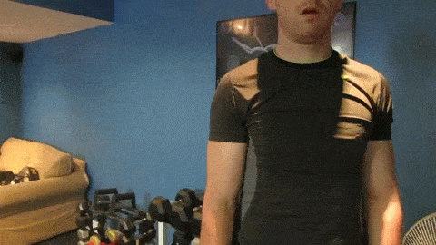 Adduction (arm moving towards midline/body)