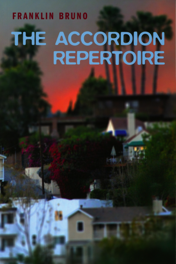 The Accordion Repertoire (Edge Books) is my first full-length collection of poems; copies are available here . From the publisher's description: "Franklin Bruno's poems move through the languages of commerce and philosophy, the forgotten codes of old Hollywood and the radio serial, and the contested spaces of the contemporary city with musicality, anger, and wit." (Read "Flash Crash" at Lana Turner . Read "Approach to Ziggurat" at Sink Review .)