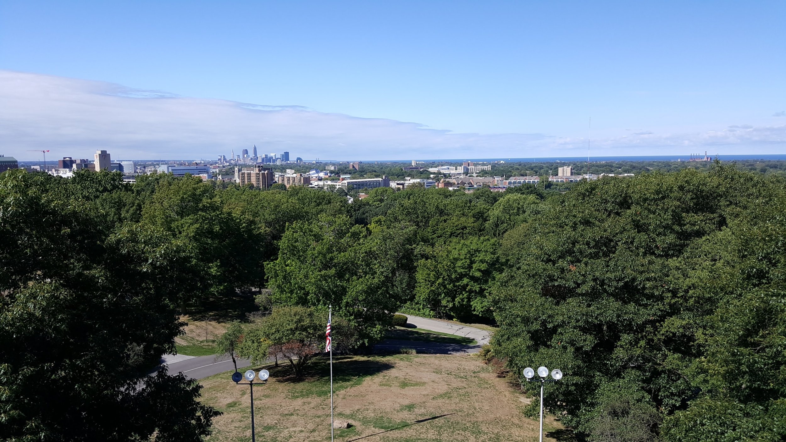 Spectacular views from the Garfield Memorial