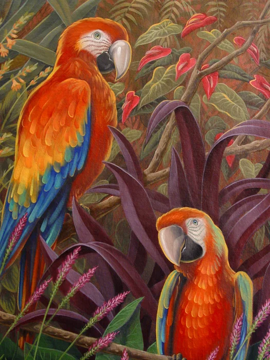 Tropical Painting - Artist Tim Parker - Naples FL