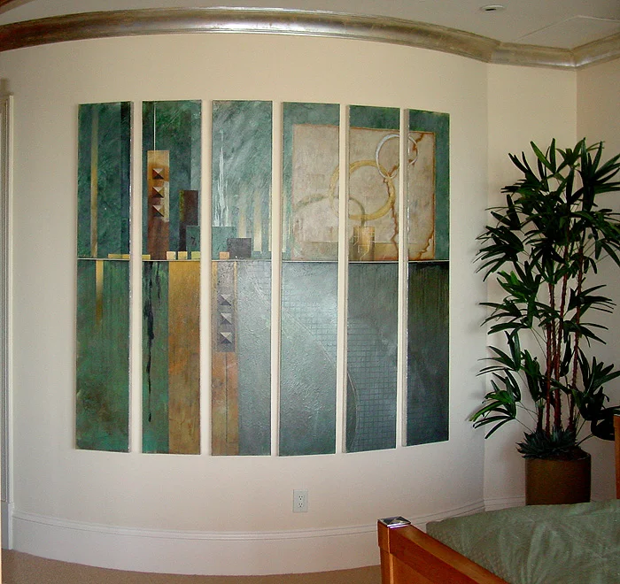 Abstract Modern Painting - Artist Tim Parker - Naples FL