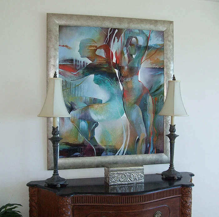 Abstract Modern Painting - Artist Tim Parker - Naples FL