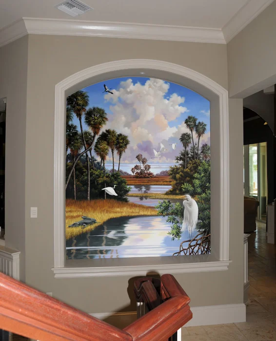 Tropical Painting - Artist Tim Parker - Naples FL