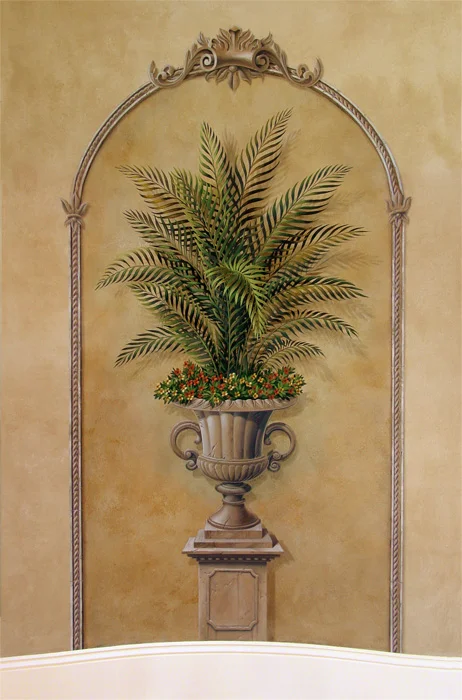 Tropical Mural Painting - Artist Tim Parker - Naples FL