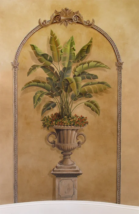 Tropical Mural Painting - Artist Tim Parker - Naples FL