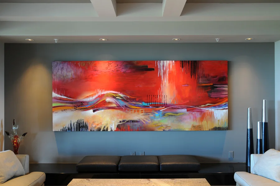 Abstract Modern Painting - Artist Tim Parker - Naples FL