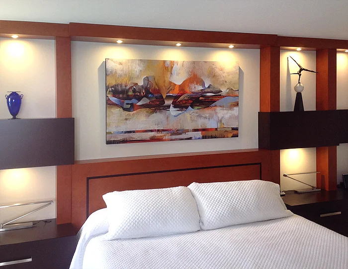 Abstract Contemporary Print - Artist Tim Parker - Naples FL