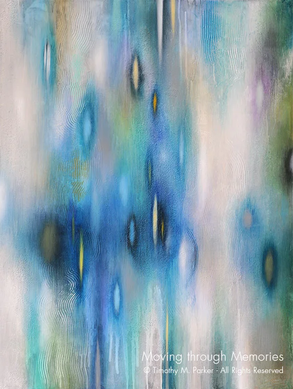 Abstract Modern Painting - Artist Tim Parker