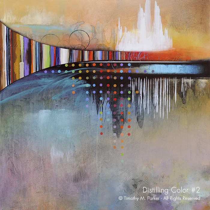 Abstract Modern Painting - Artist Tim Parker