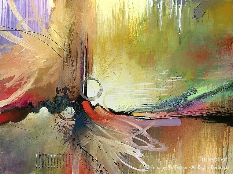 Abstract Modern Painting - Artist Tim Parker