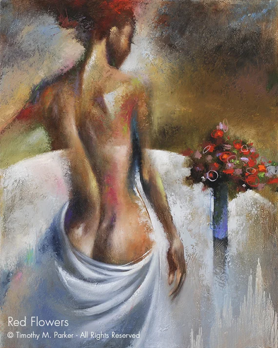 Abstract Figure Painting - Artist Tim Parker