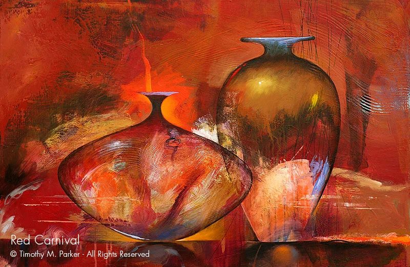 Modern Still Life Painting - Artist Tim Parker