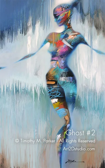 Abstract Figure Art - Artist Tim Parker