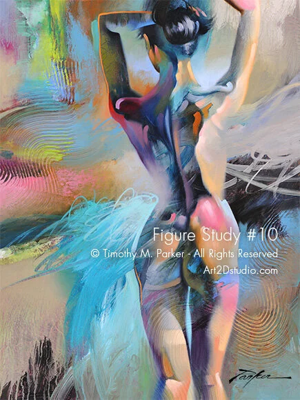 Figure Study #10 - Oil on Canvas