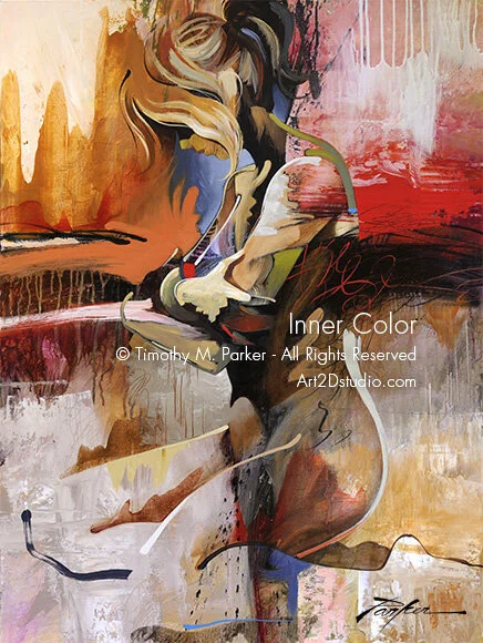 Inner Color - Figurative Acrylic on Canvas