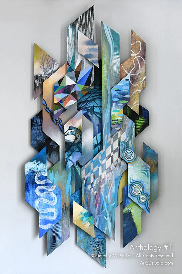 3D Art, 3D painting, 3D art Naples FL, Three Dimensional art, 3D Wall Art, abstract art, Large Wall Art, Modern Wall Art,  Artist Timothy Parker, Large Abstract Wall Art, Naples Florida Art Gallery