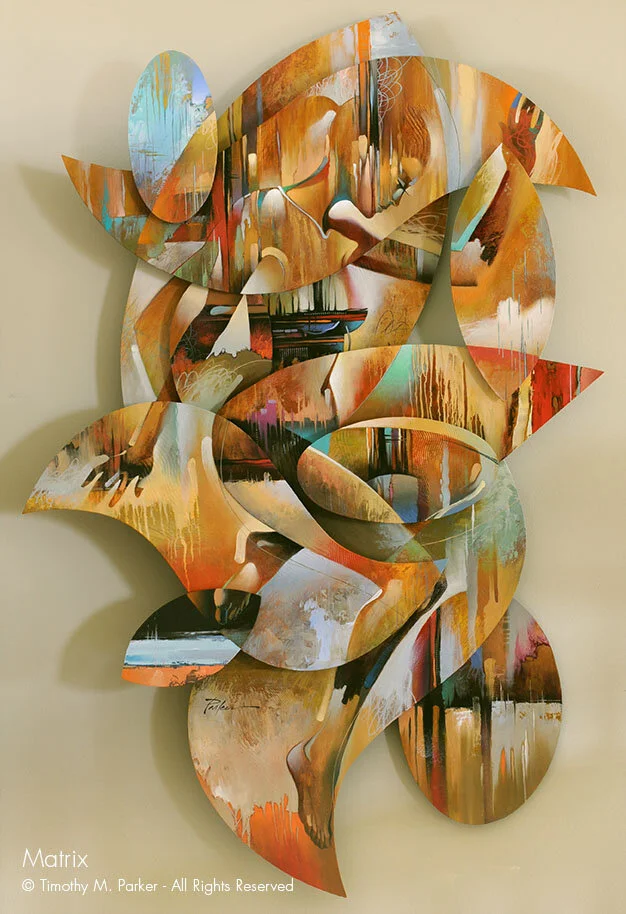 3D Art, 3D painting, 3D art Naples FL, Three Dimensional art, 3D Wall Art, abstract art, Large Wall Art, Modern Wall Art,  Artist Timothy Parker, Large Abstract Wall Art, Naples Florida Art Gallery