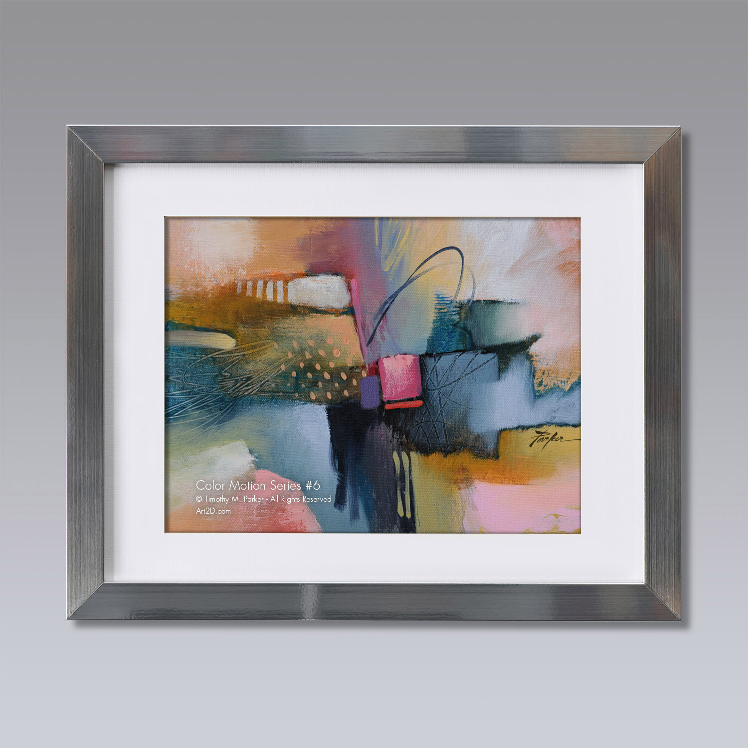 Small abstract art, Contemporary art painting