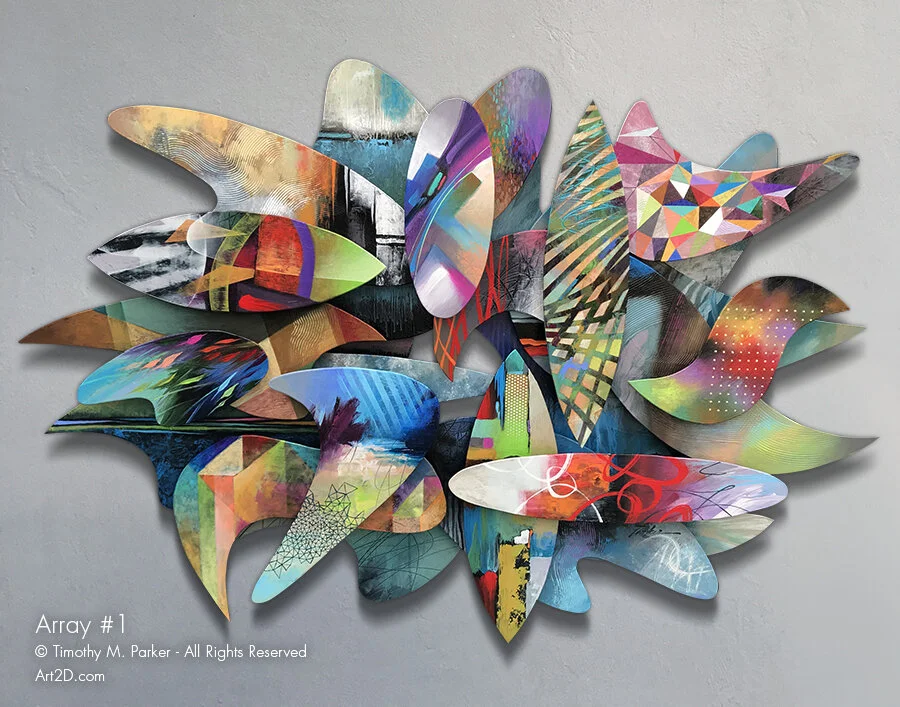 Array #1 - 3D Wall Art - Naples Florida Art Gallery