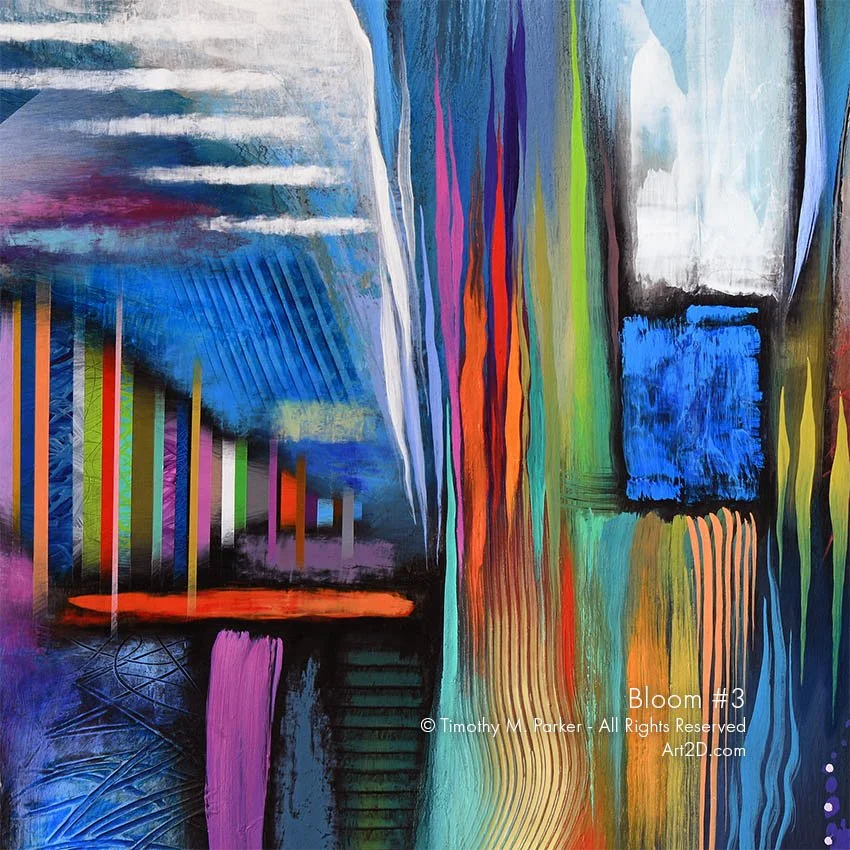 Naples Florida best art galleries, large abstract artwork, contemporary modern painting, Naples Florida local artist Timothy Parker, colorful abstract painting, b3B.jpg