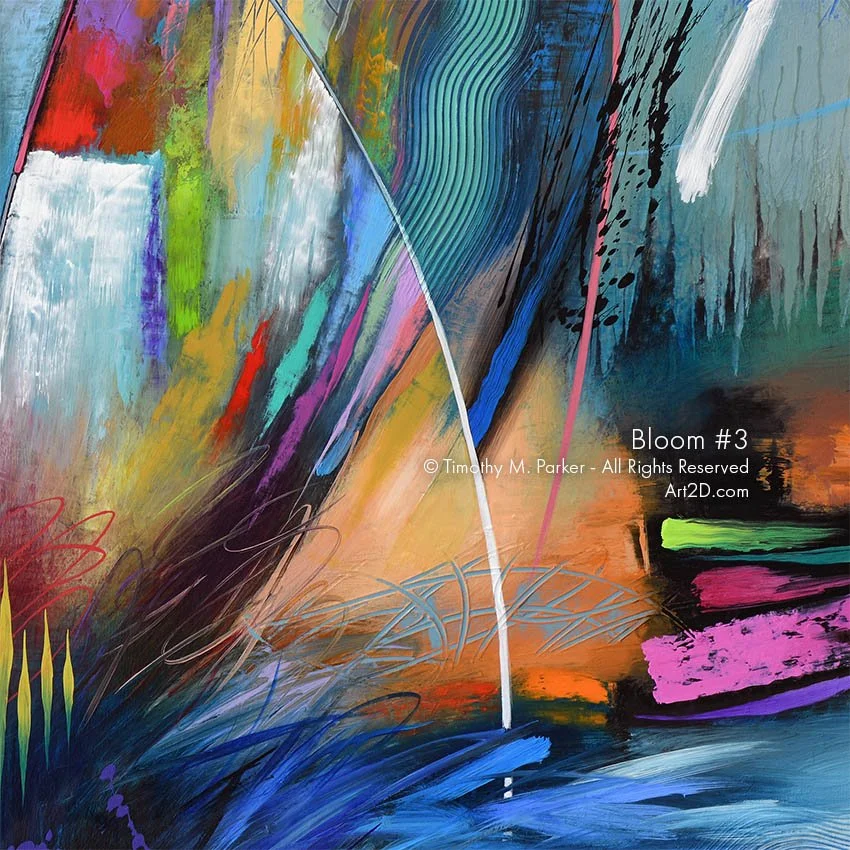 Naples Florida best art galleries, large abstract artwork, contemporary modern painting, Naples Florida local artist Timothy Parker, colorful abstract painting, b3C.jpg