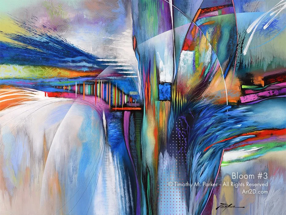 Naples Florida best art galleries, large abstract artwork, contemporary modern painting, Naples Florida local artist Timothy Parker, colorful abstract painting, b3A.jpg