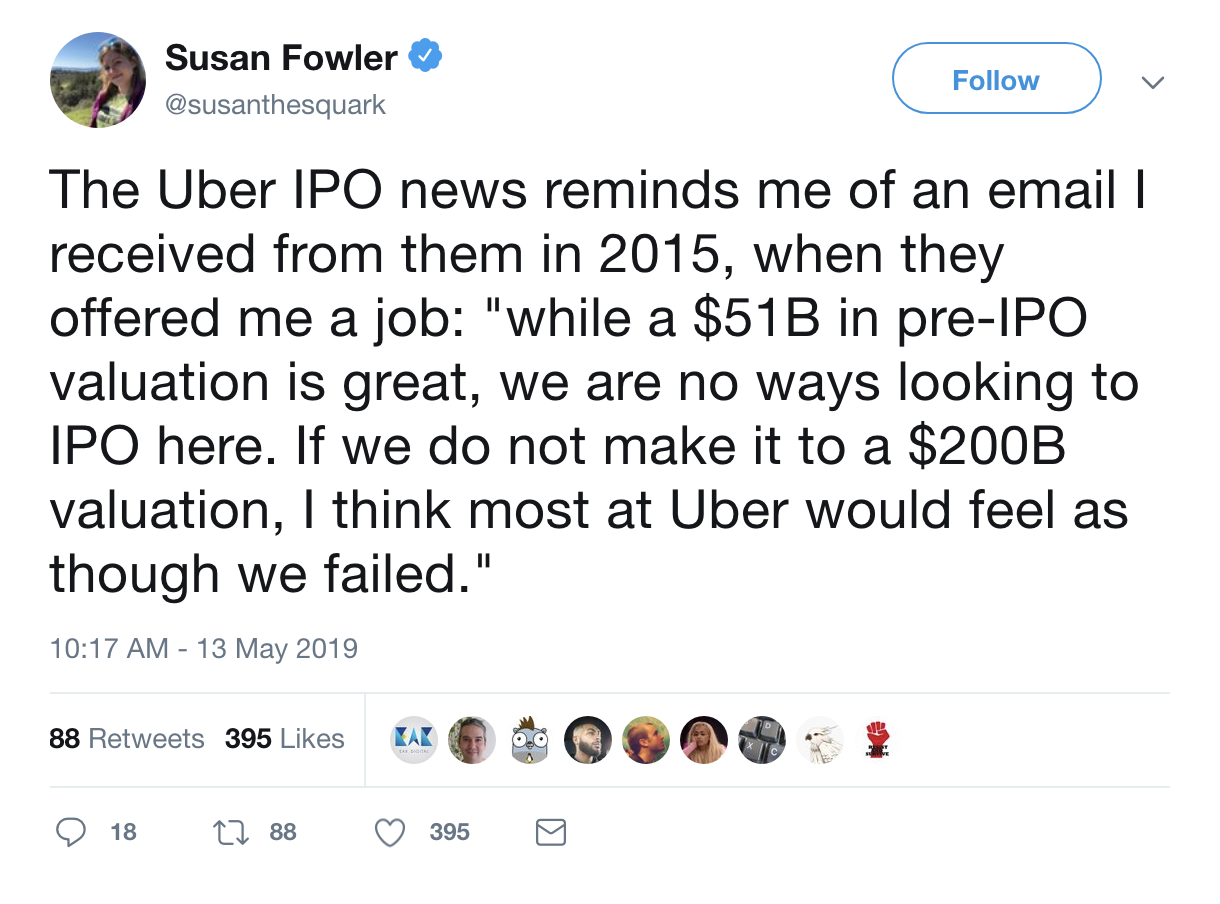 Uber IPO - Lessons for Negotiating Startup Equity Offers - Spring