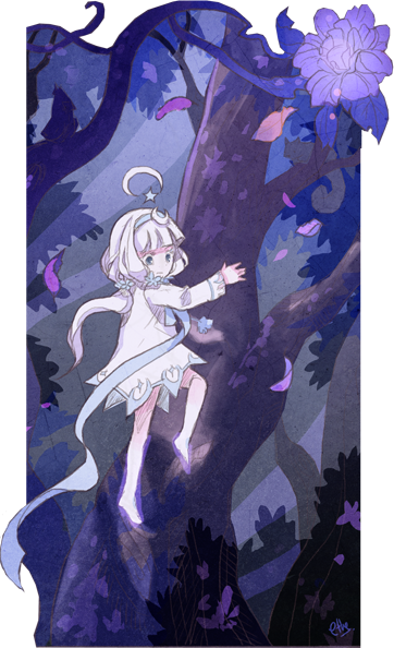 It took some searching, but Artemis eventually managed to find the tallest tree in her forest. It stretched upward as far as her eyes could see -- surely it reached the sky itself! And so Artemis set about climbing the tree, carefully hopping from branch to branch as she slowly made her way higher and higher.