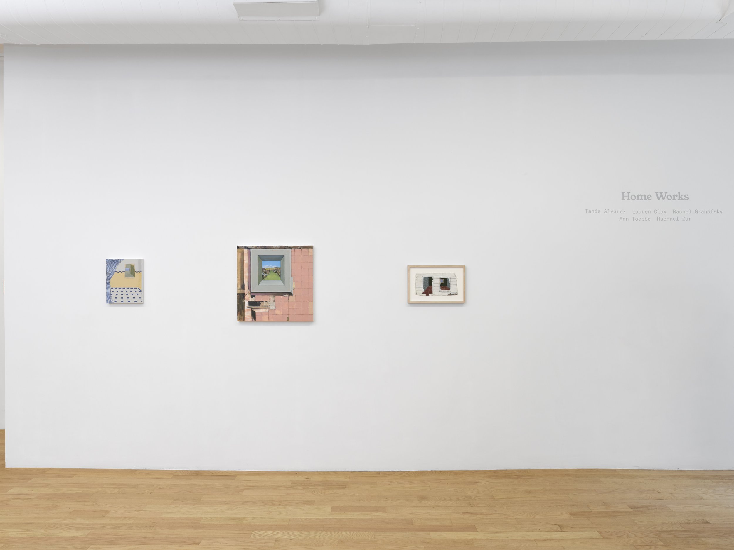  Installation view of  Home Works  at  CHART , New York, NY  April 6 - May 6, 2023  Photo Courtesy of  CHART  and Elisabeth Bernstein 