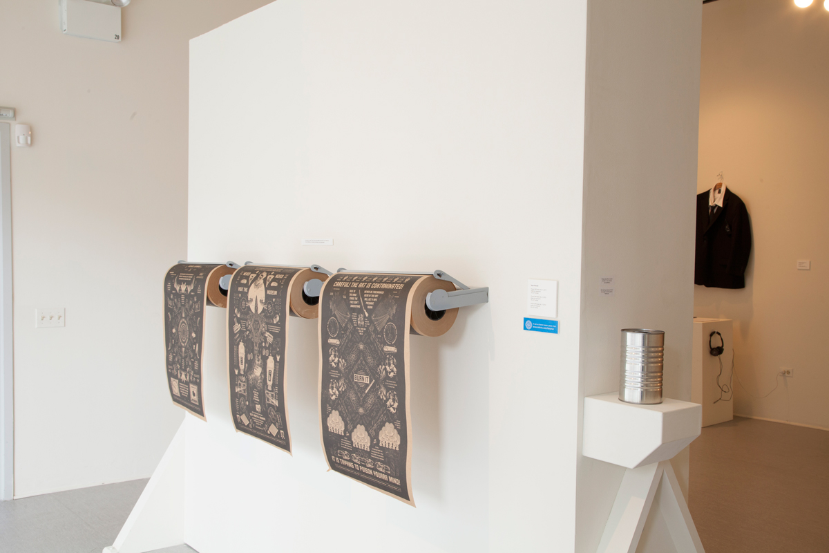Installation view of work by Kyle Fletcher
