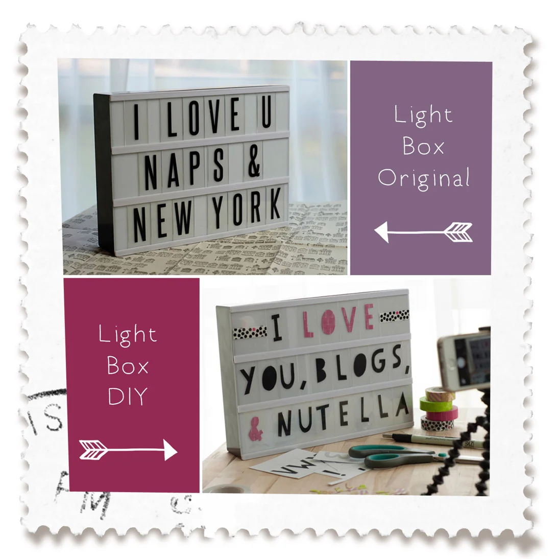 Typo Light Box DIY