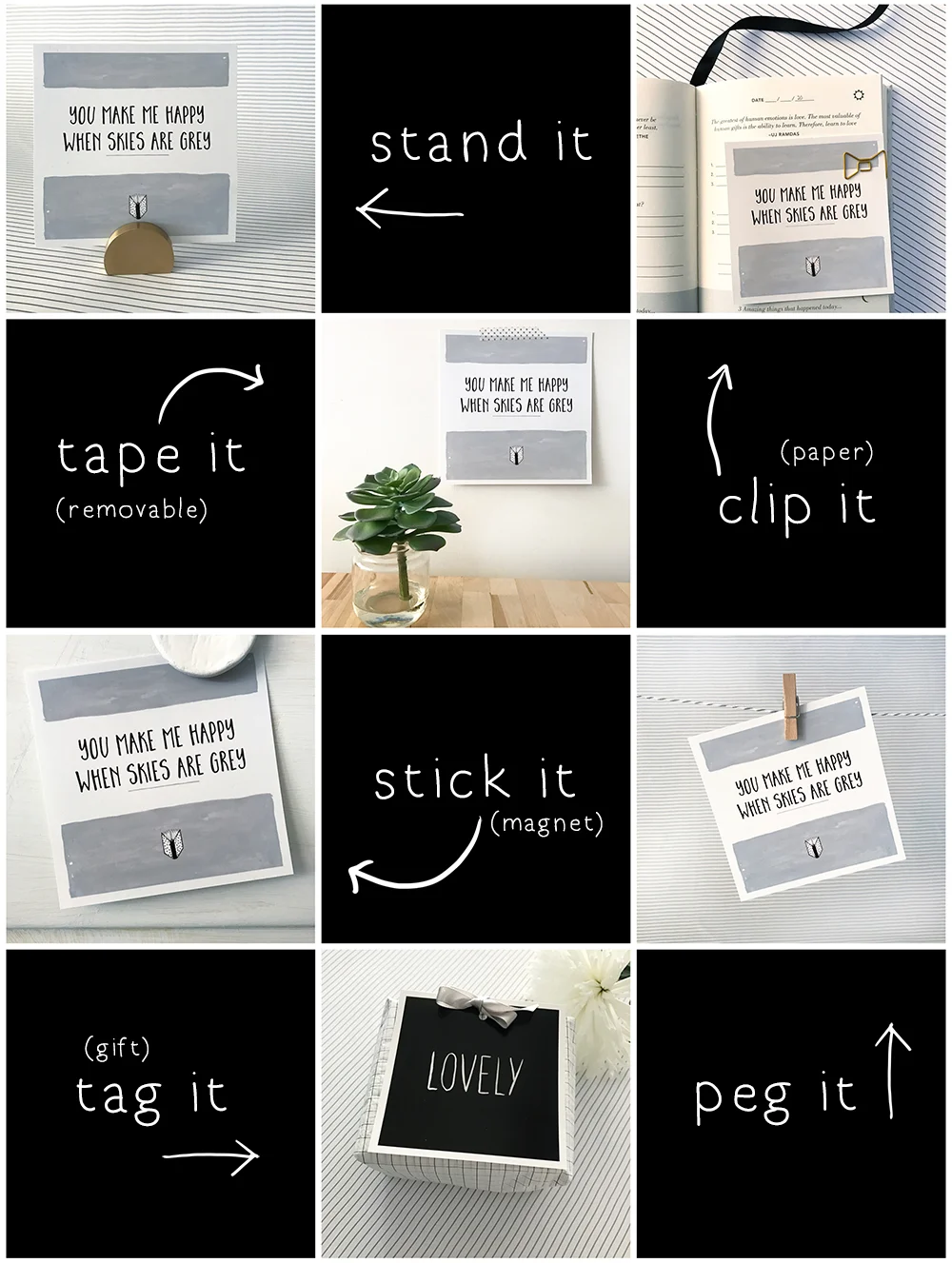 What to do with mini prints?!
