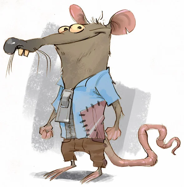 Mouse character for if commersial (2006)