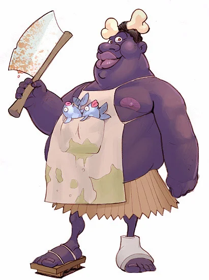 Angel Crash character designs (2006)